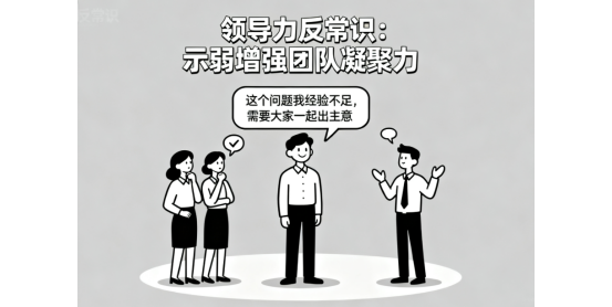 領導力反常識：為何“示弱”反而增強團隊凝聚力